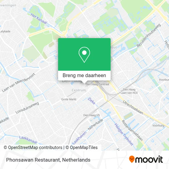 Phonsawan Restaurant kaart
