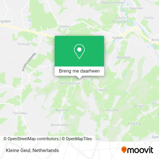 Kleine Geul kaart