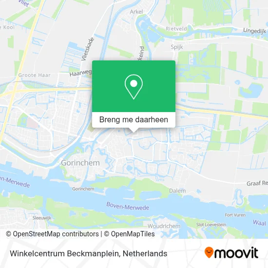 Winkelcentrum Beckmanplein kaart