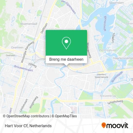 Hart Voor Cf kaart