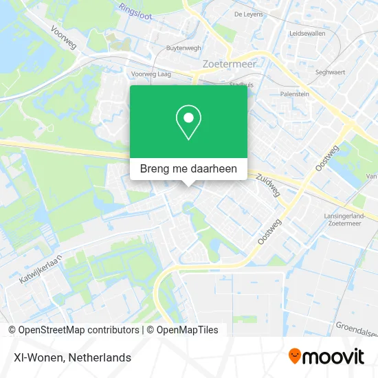 Xl-Wonen kaart