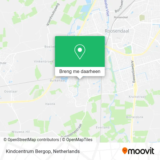 Kindcentrum Bergop kaart