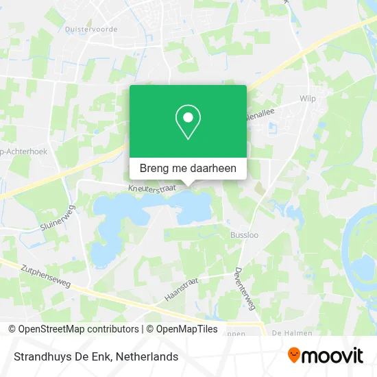 Strandhuys De Enk kaart