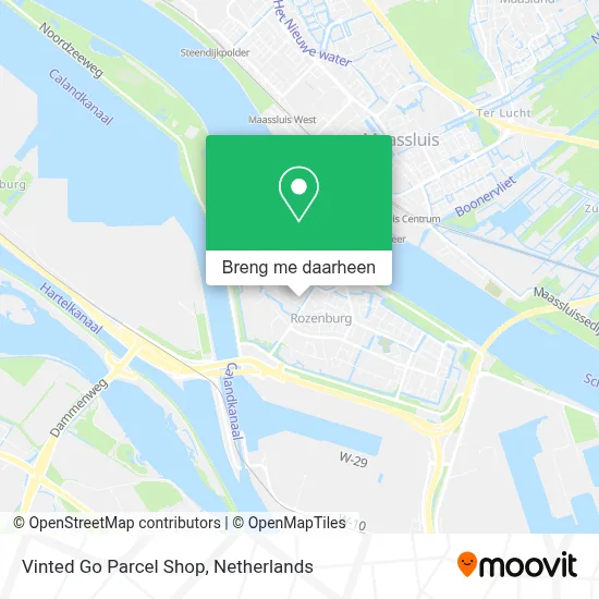 Vinted Go Parcel Shop kaart
