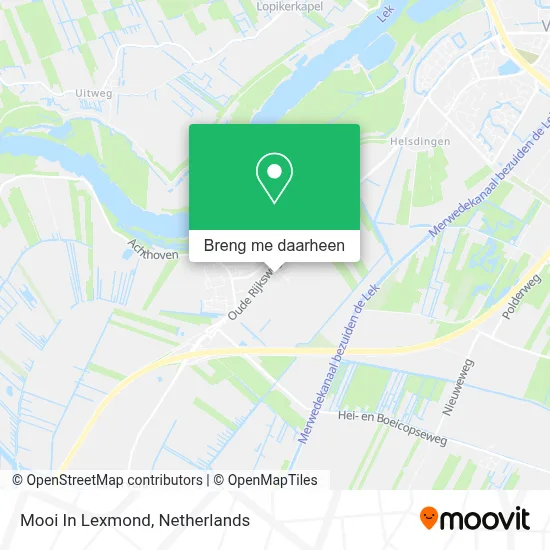 Mooi In Lexmond kaart