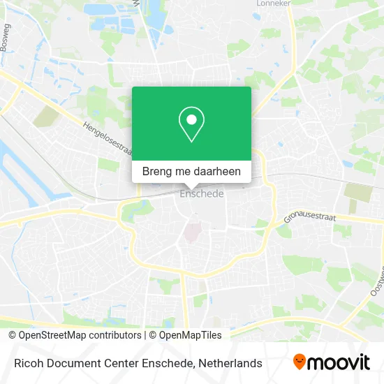 Ricoh Document Center Enschede kaart