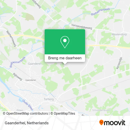 Gaanderhei kaart