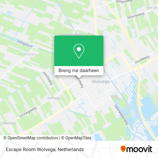 Escape Room Wolvega kaart