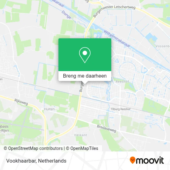 Vookhaarbar kaart