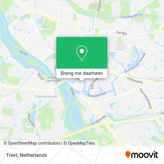 Treet kaart