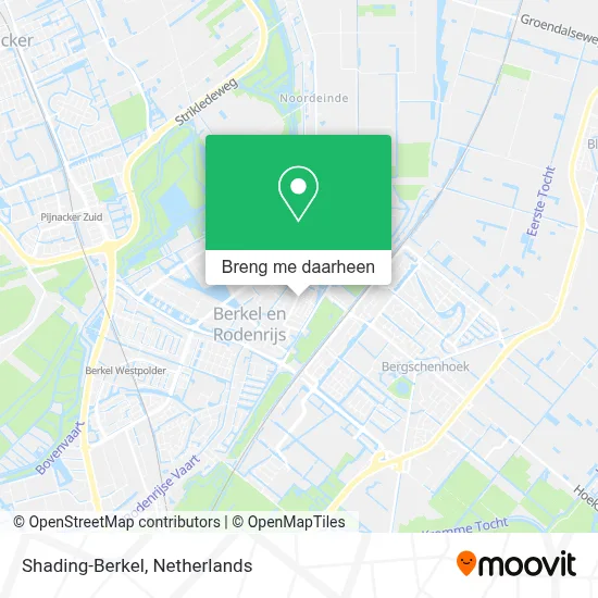 Shading-Berkel kaart