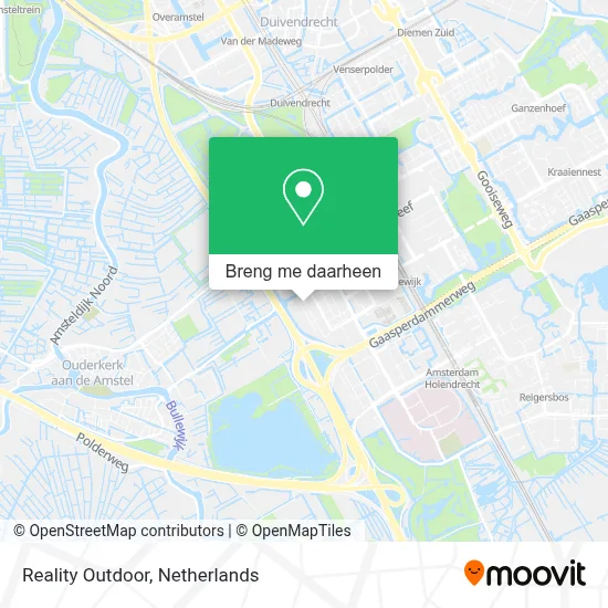 Reality Outdoor kaart