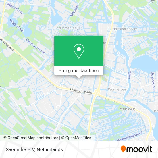 Saeninfra B.V kaart