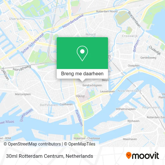 30ml Rotterdam Centrum kaart