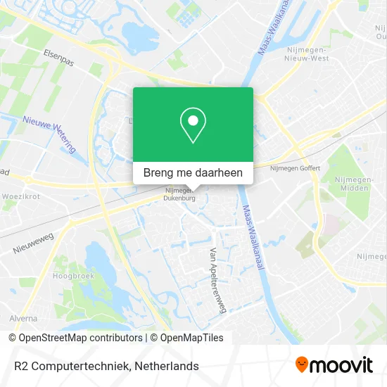 R2 Computertechniek kaart
