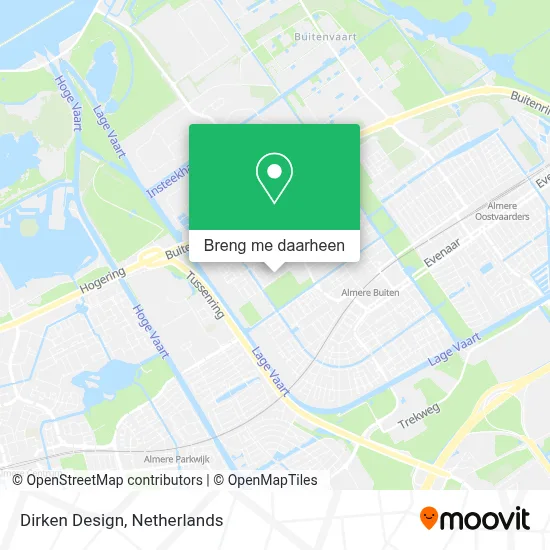 Dirken Design kaart