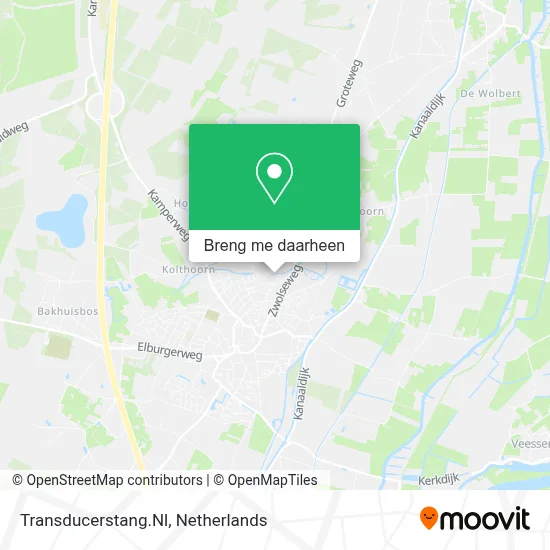 Transducerstang.Nl kaart