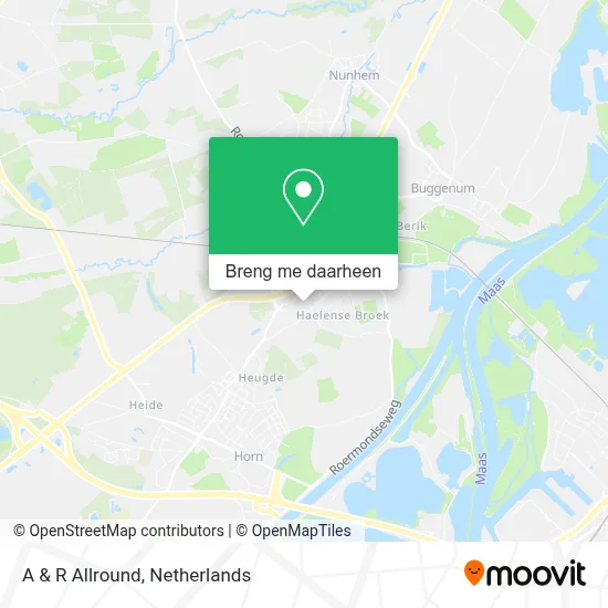 A & R Allround kaart