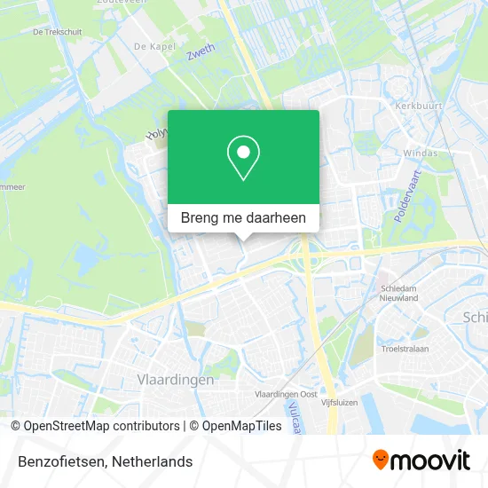 Benzofietsen kaart