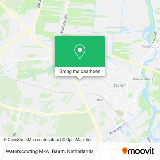 Waterscouting Mkwj Baarn kaart