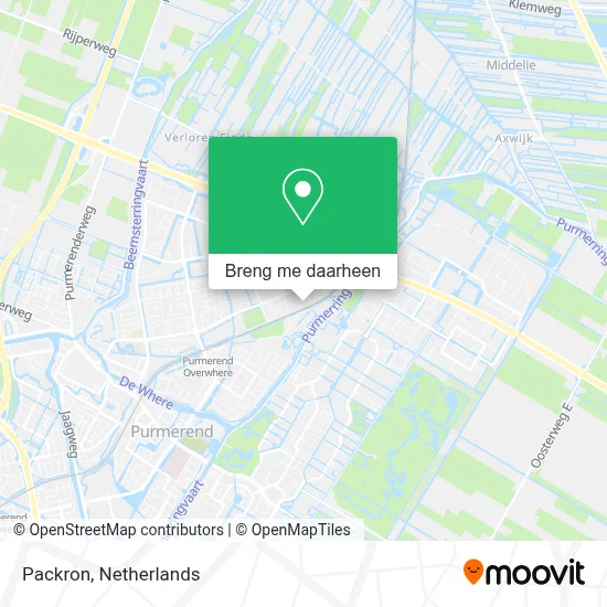 Packron kaart