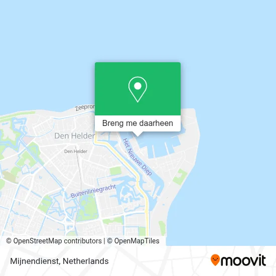 Mijnendienst kaart