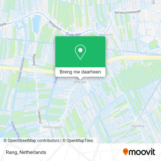 Rang kaart