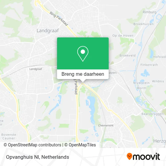 Opvanghuis Nl kaart