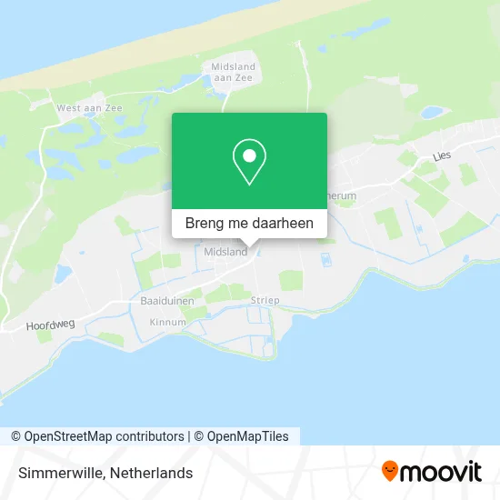 Simmerwille kaart
