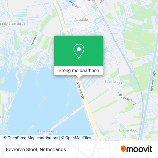 Bevroren Sloot kaart