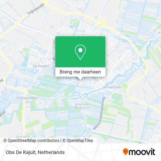Obs De Kajuit kaart