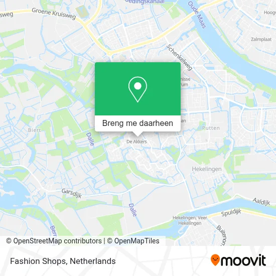 Fashion Shops kaart