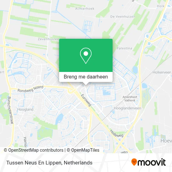 Tussen Neus En Lippen kaart