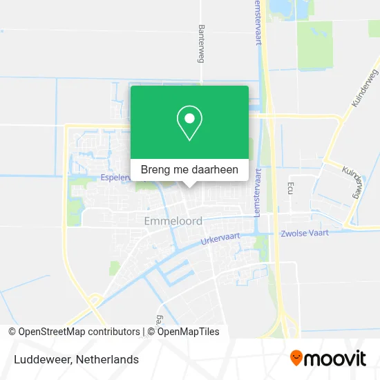 Luddeweer kaart