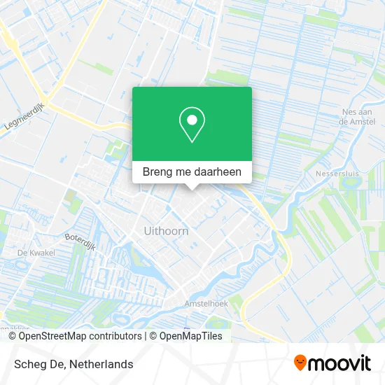 Scheg De kaart