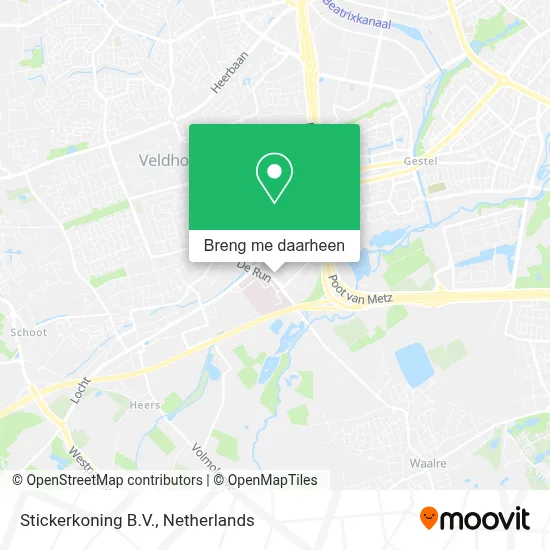 Stickerkoning B.V. kaart