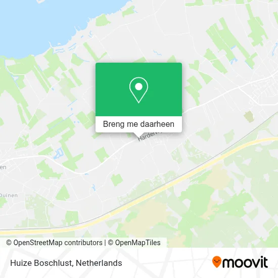 Huize Boschlust kaart