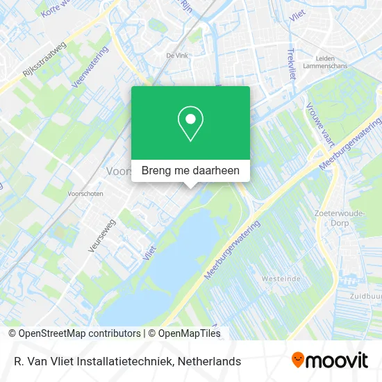 R. Van Vliet Installatietechniek kaart