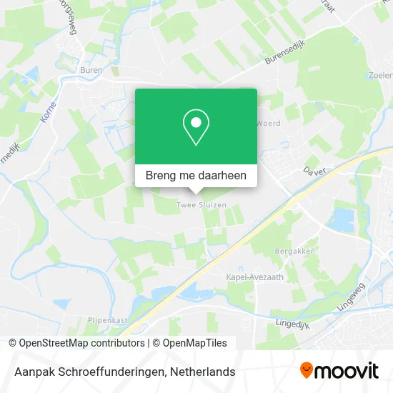 Aanpak Schroeffunderingen kaart