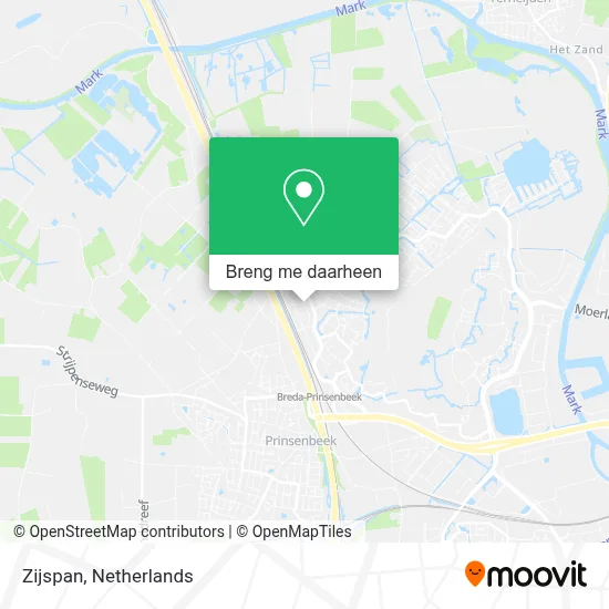 Zijspan kaart