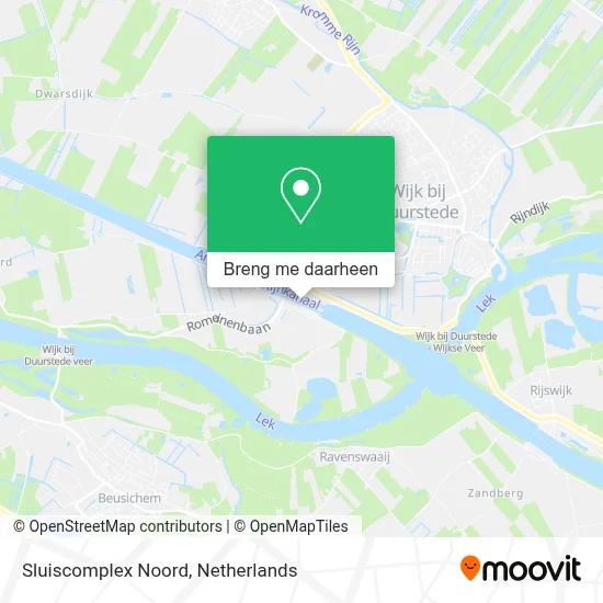 Sluiscomplex Noord kaart