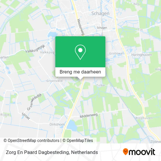 Zorg En Paard Dagbesteding kaart