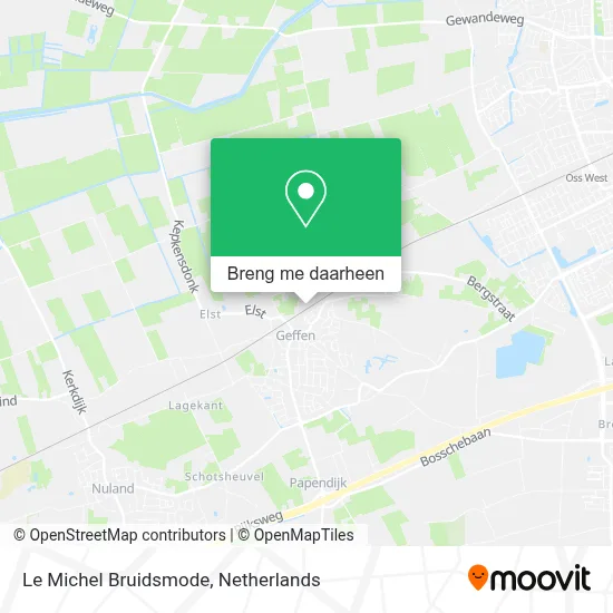 Le Michel Bruidsmode kaart