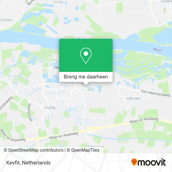Kevfit kaart