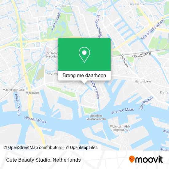 Cute Beauty Studio kaart