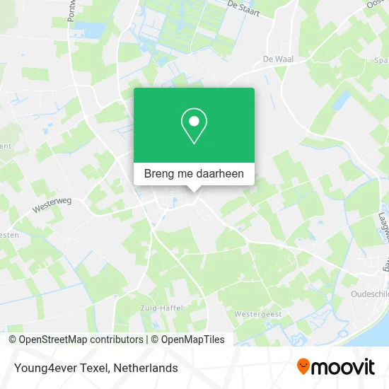 Young4ever Texel kaart