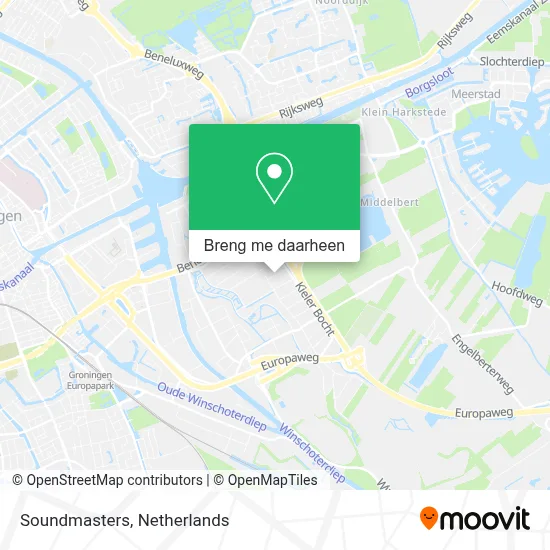 Soundmasters kaart