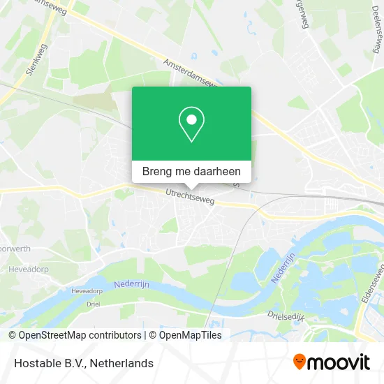 Hostable B.V. kaart