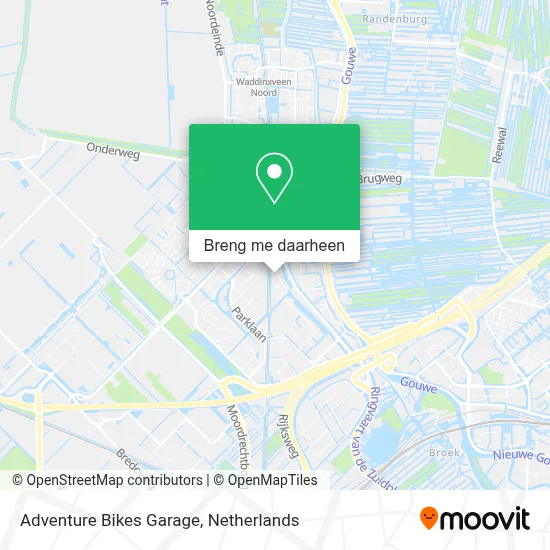 Adventure Bikes Garage kaart