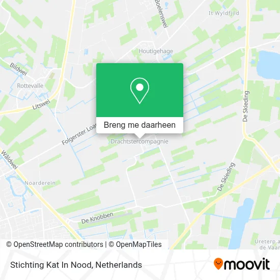 Stichting Kat In Nood kaart